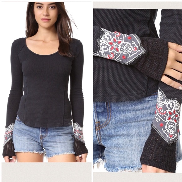 Free People Tops - Free People Bandana Cuff Top